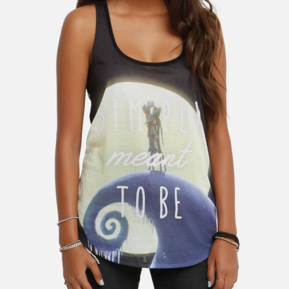 Hot Topic / Disney - The Nightmare Before Christmas Racerback Tank Top - Picture 2 of 7